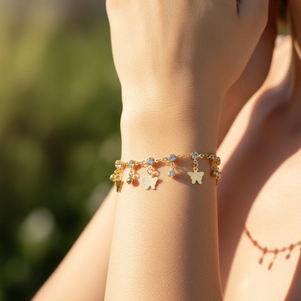 "Trendy Handmade Bracelet – A Thoughtful Gift for Girls & Women | UNVRC1290 - Picture 3 of 3